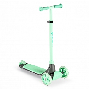 Самокат YVolution Y Glider Kiwi зелёный LED-подсветка (YVolution, 101259)